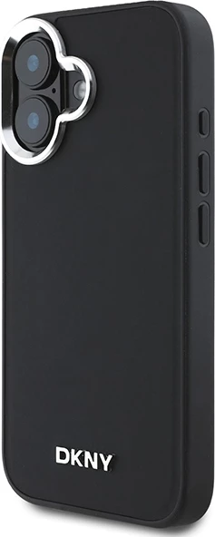 Mbështjellës DKNY për iPhone 16, MagSafe, i zi