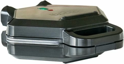 Aparat për waffle bubble, UNOLD, Bobby 48245, 700 W, rrotullim 180°, veshje jo-ngjitëse, e zezë/argjend