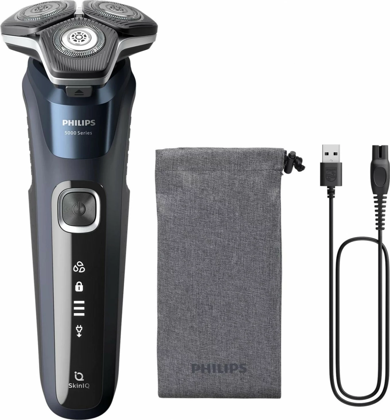 Makinë rroje Philips S5885/10 SkinIQ, 60 min, pa kabllo, granat