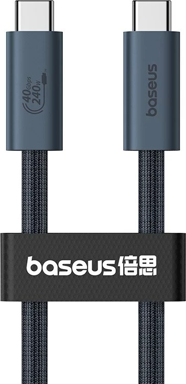 Kabllo USB C në USB C Baseus, 1 m, 240 W, E zezë