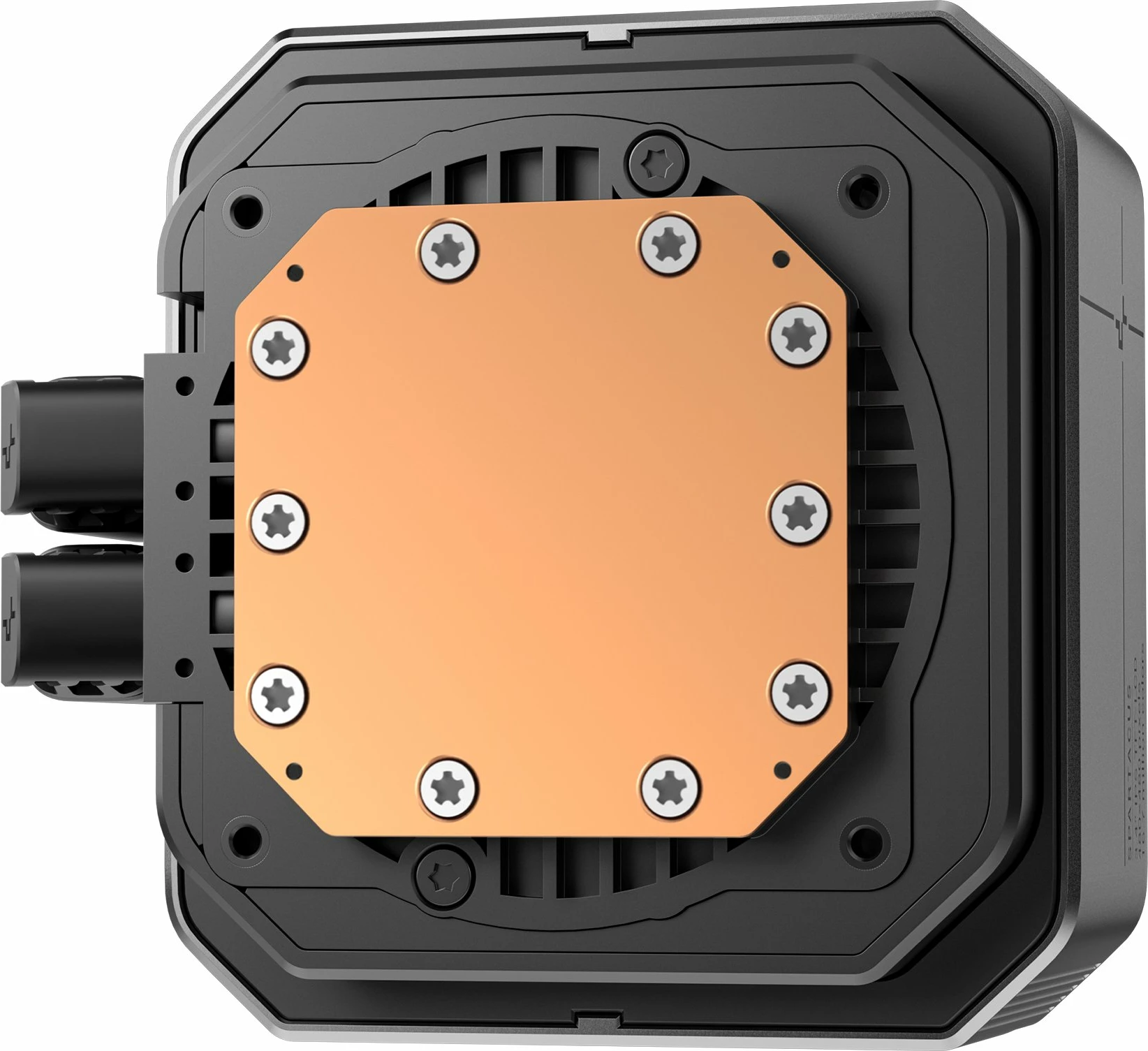 Ftohës uji AIO Deepcool Spartacus 360 LCD (R-SPT360-BKDSMP-G-1), radiator 360mm, 3x120mm PWM, AM4/AM5, LGA1700/1851, e zezë, set