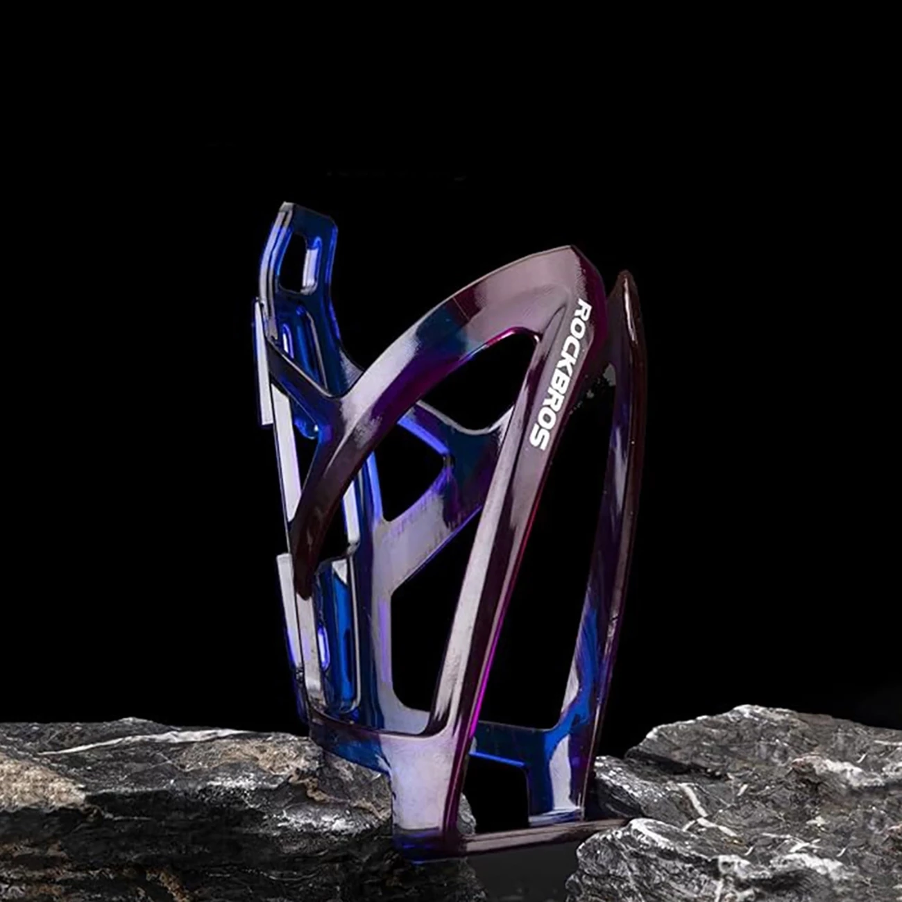 Mbajtës shishe për biçikletë Rockbros FK338, PC, blu dhe vjollcë