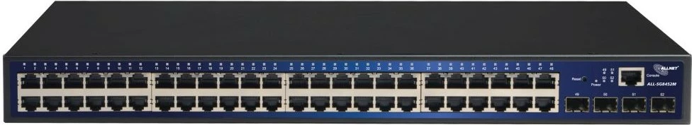 Switch ALLNET ALL-SG8452M, Managed, L2, Gigabit Ethernet (10/100/1000), Full duplex