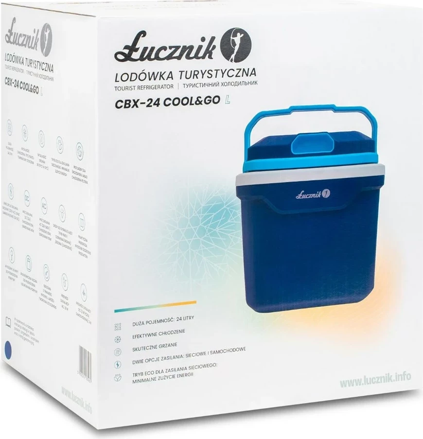 Frigorifer portativ për veturë Łucznik CBX-24 Cool&Go L, 24L, Blu