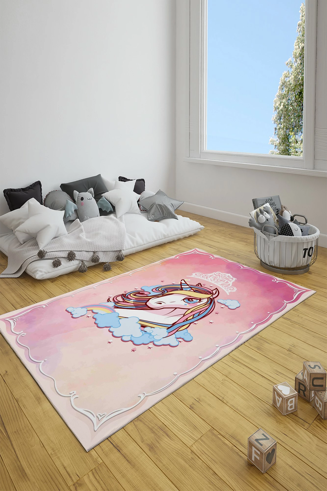 Qilim shumëngjyrësh për fëmijë, 180x280cm, Conceptum Hypnose, CT-3104