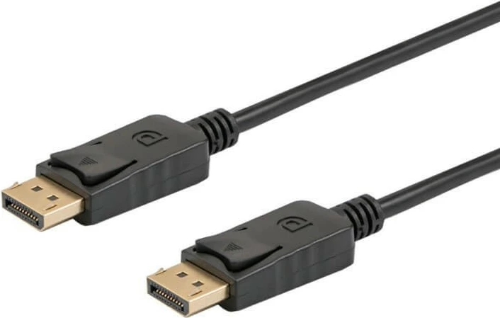 Kabllo DisplayPort Savio CL-136, 2m, e zezë