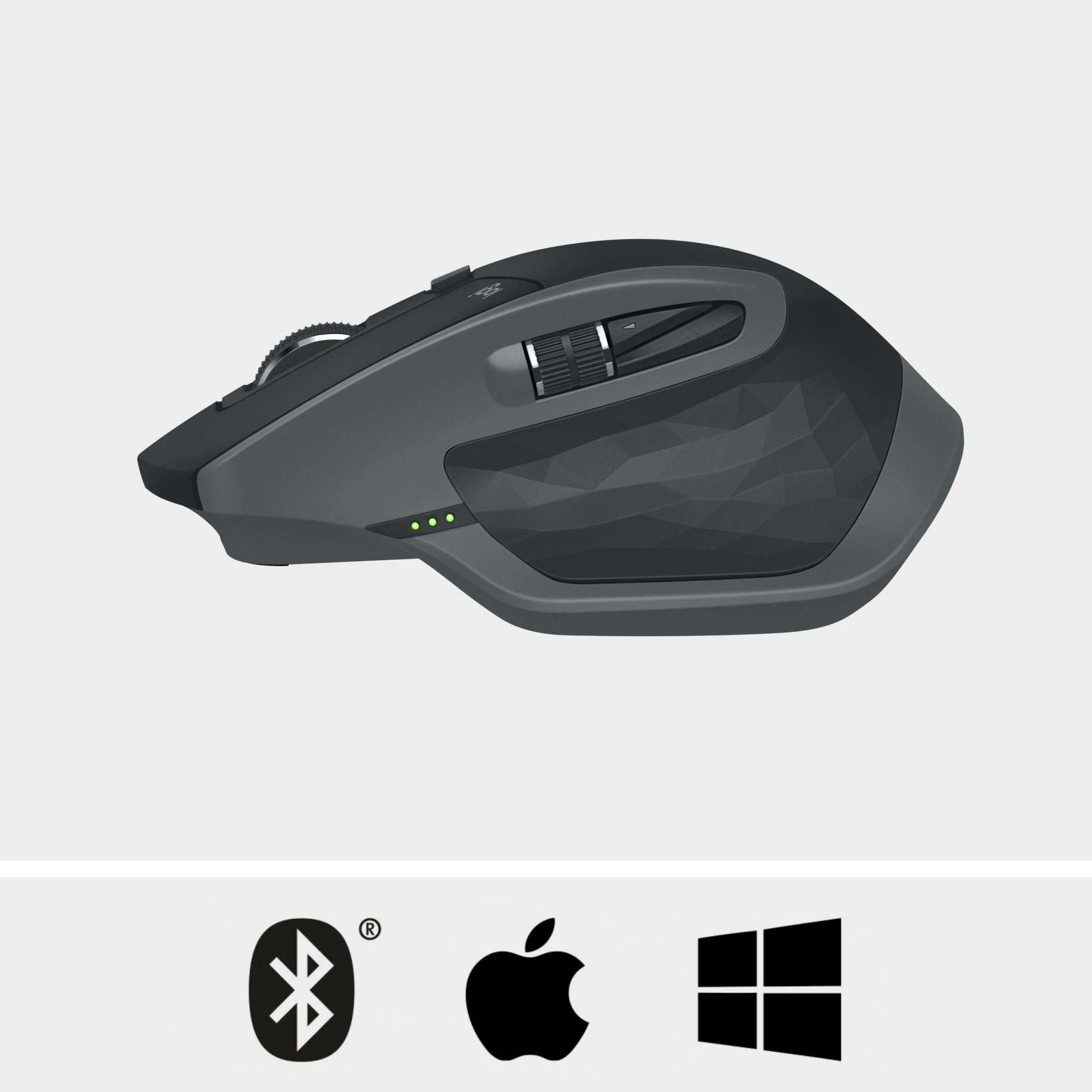 Maus Logitech MX Master 2S, wireless, laser, 4000 DPI, grafit