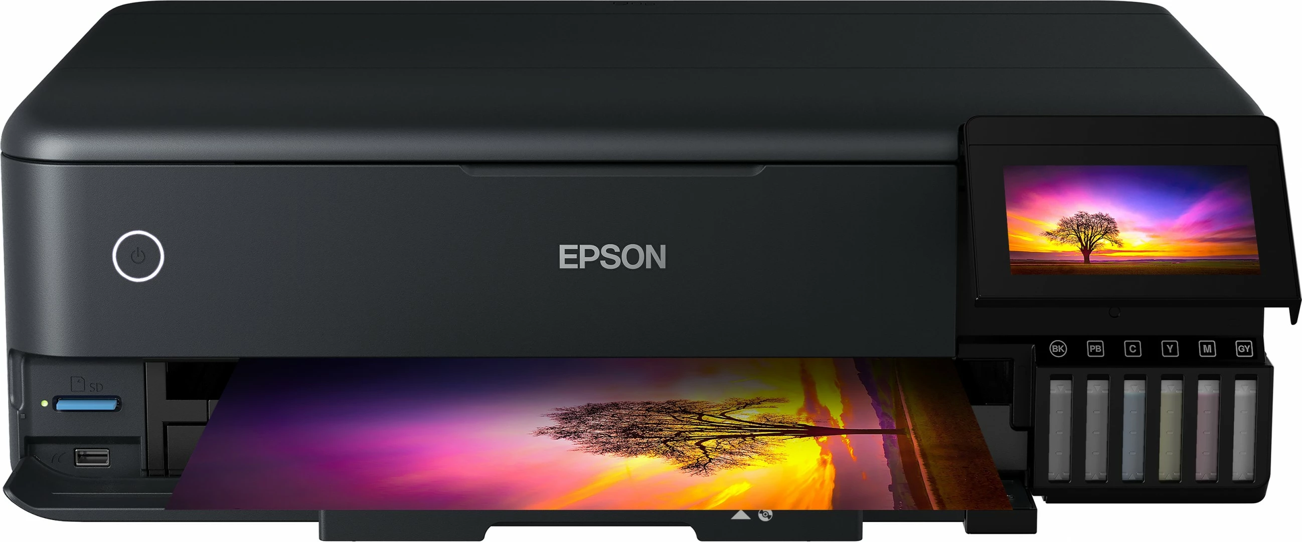 Printer multifunksional Epson EcoTank ET-8550, A3, Wi-Fi, ekran me prekje, i zi