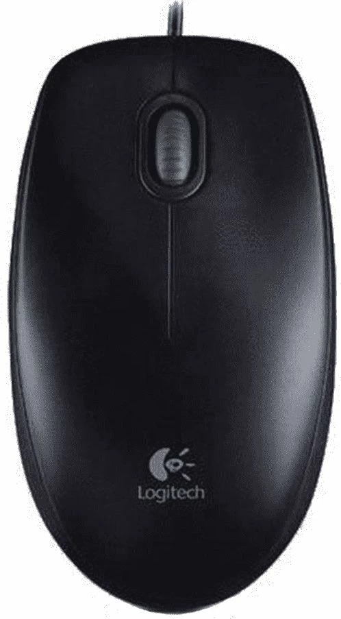 Maus Logitech B100 910-003357 800 DPI USB me kabllo, i zi