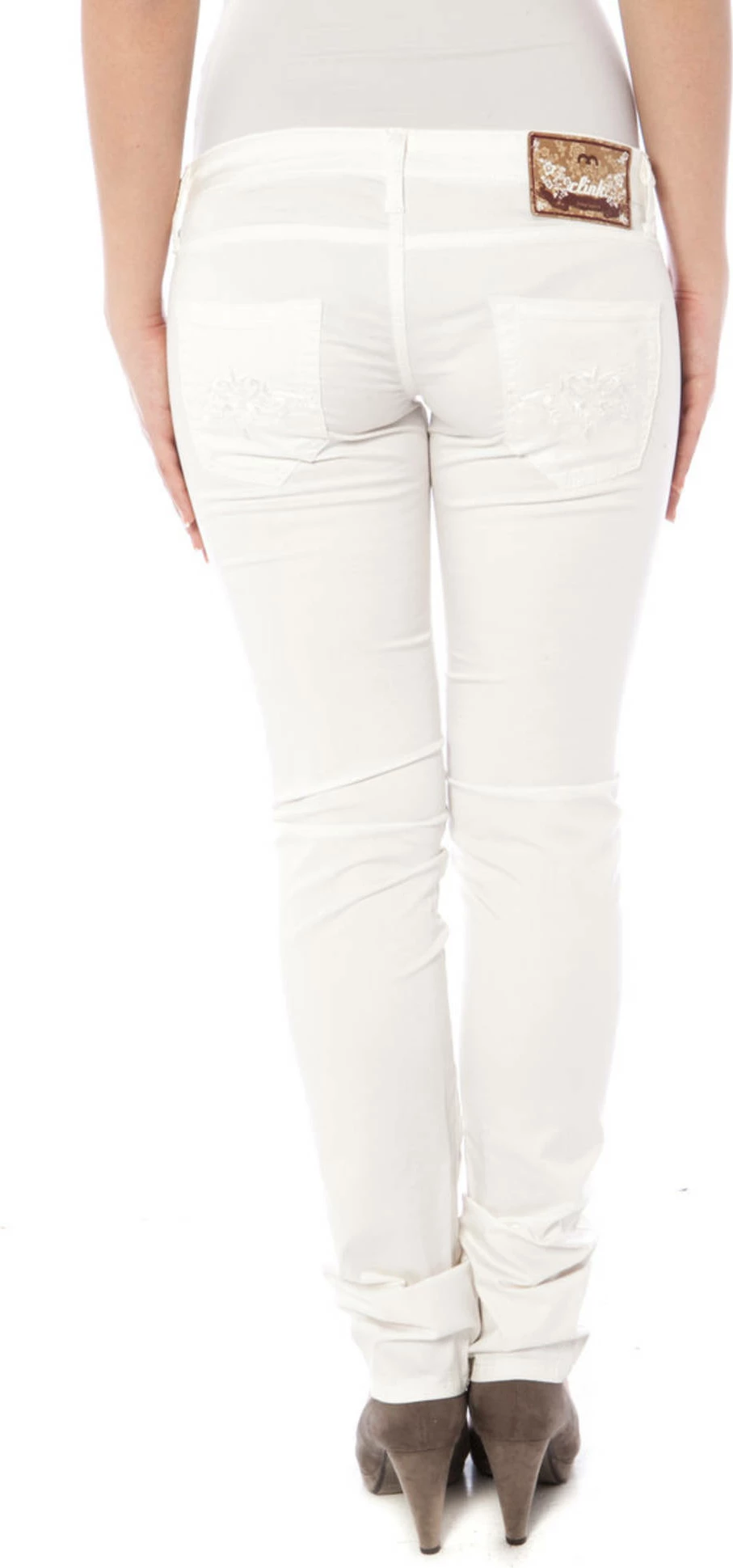 Pantallona për femra CLINK, të bardha