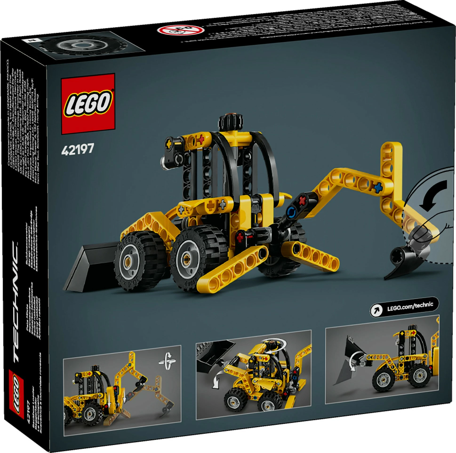 Set ndërtimi LEGO Technic 42197 Baggerlader, 104 pjesë, multikolor
