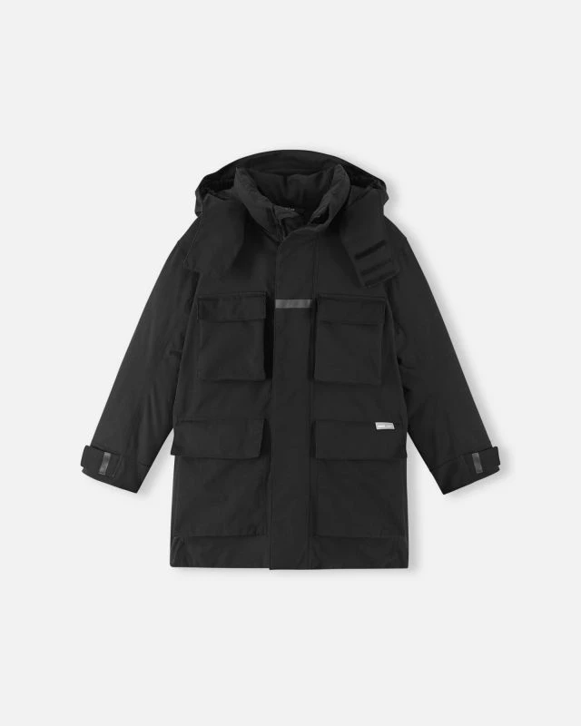 Jakne dimri Reima për fëmijë, e zezë