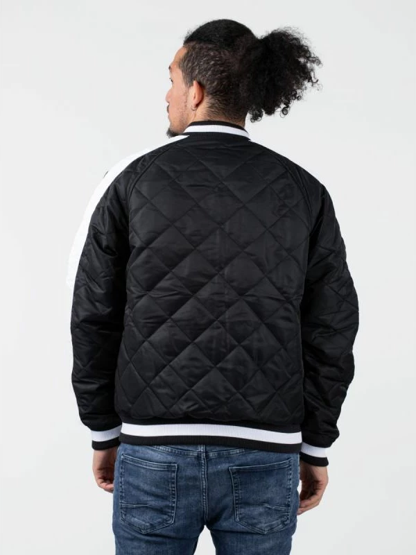 Jakne Karl Kani për meshkuj, e zezë