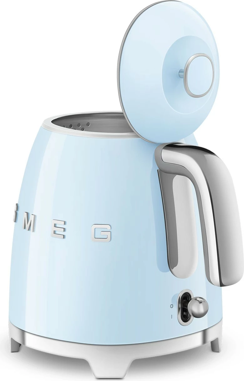 Ibrik elektrik SMEG KLF05PBEU mini, 1400W, 0.8L, kaltër