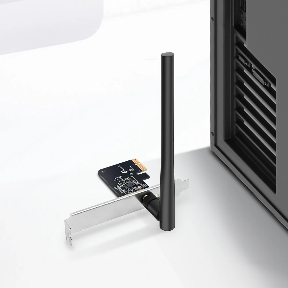 Kartelë rrjeti TP-Link Archer T2E, PCI Express, WLAN, 433 Mbit/s, e zezë, argjendtë