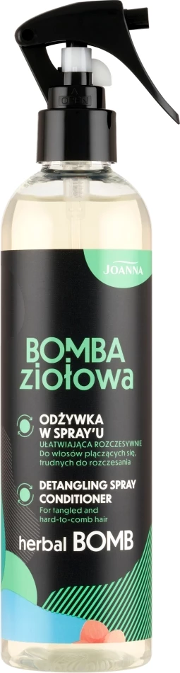 Kondicioner spraj për flokë Joanna Herbal Spray Conditioner Facilitating Detangling për femra, 300ml