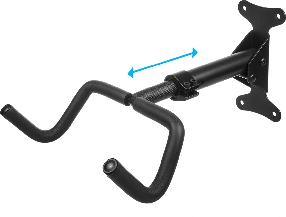 Mbajtëse muri për biçikletë Maclean MC-431, çelik, ngarkesë maksimale 30kg, e zezë