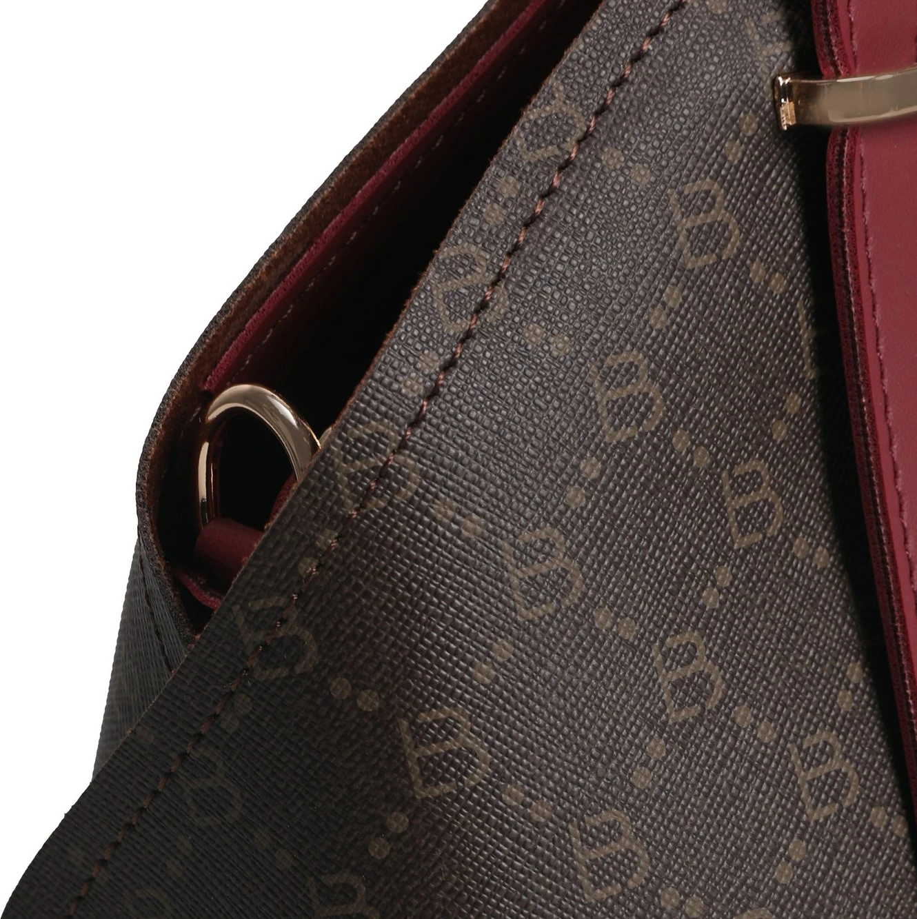 Çantë dore Lucky Bees, 1233, kafe dhe e kuqe e errët