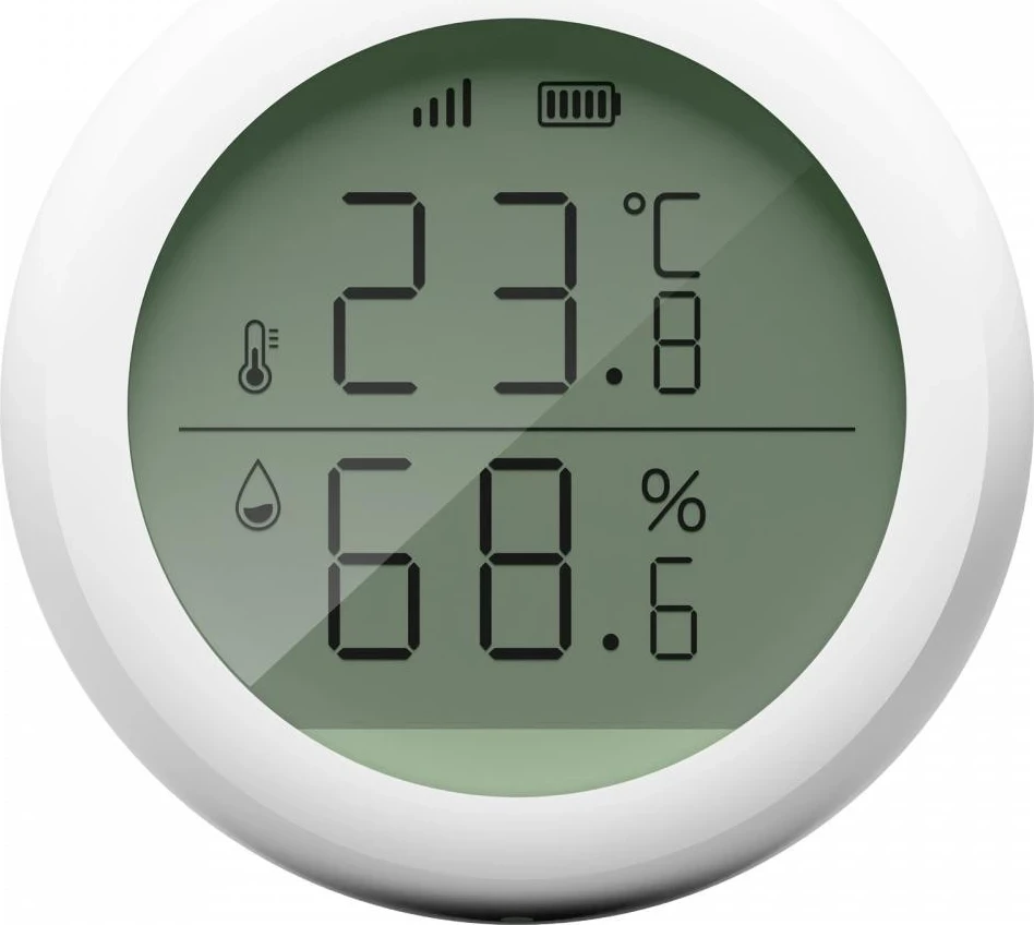 Sensor i mençur për matjen e temperaturës dhe lagështisë Tesla TSL-SEN-TAHLCD