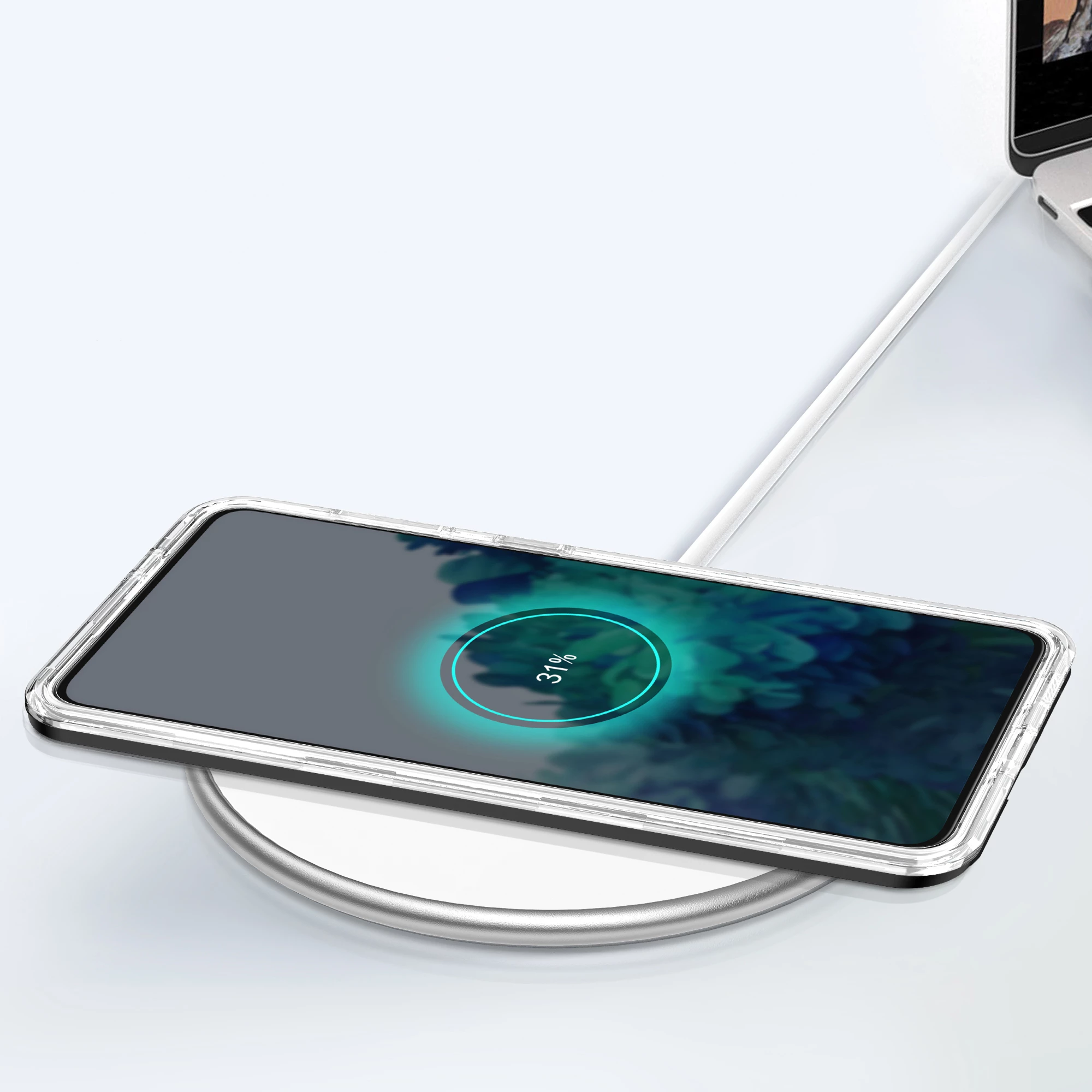 Mbështjellës Hurtel Hybrid Armor Clear 3in1 për Samsung Galaxy S22+, i zi/transparente