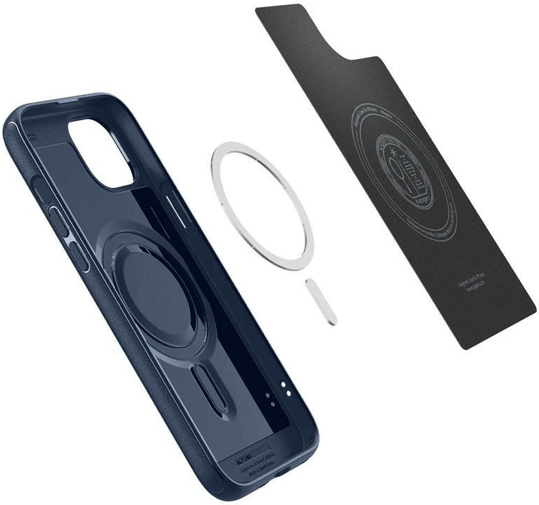Mbështjellës Spigen Mag Armor me MagSafe për iPhone 15 Plus, Blu