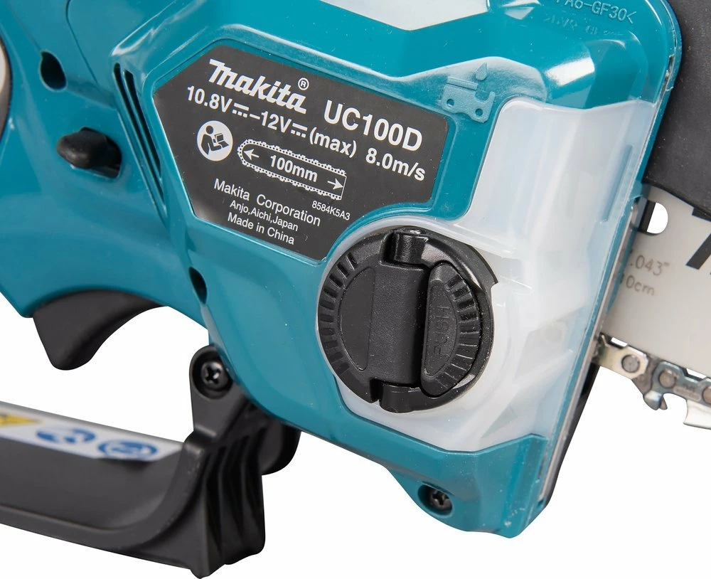 Sharrë zinxhir me bateri Makita UC100DWA01 12 V 10 cm 2 Ah blu/zezë set me 1 bateri + karikues