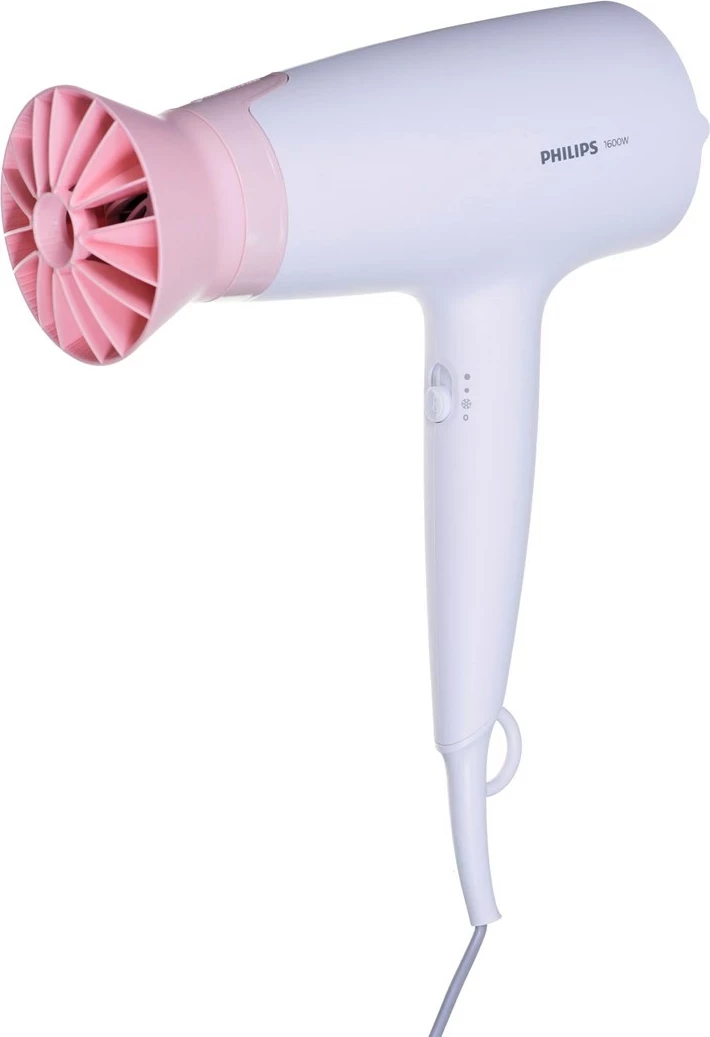 Tharëse flokësh Philips 3000 series BHD300/00, 1600 W, Rozë/Bardhë