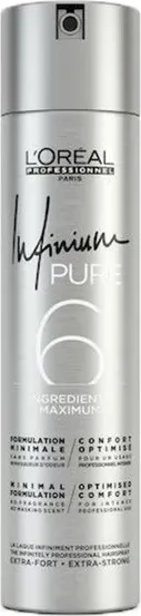 Llak për flokë L’Oréal Professionnel Infinium Pure Extra Strong, 500 ml