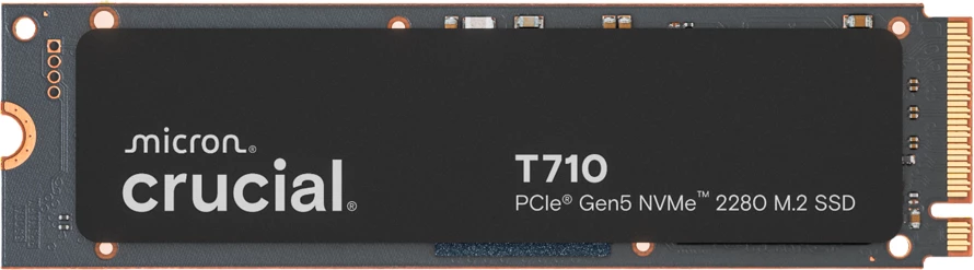 SSD Crucial T710 4TB PCIe Gen5 NVMe M.2 2280, e zezë