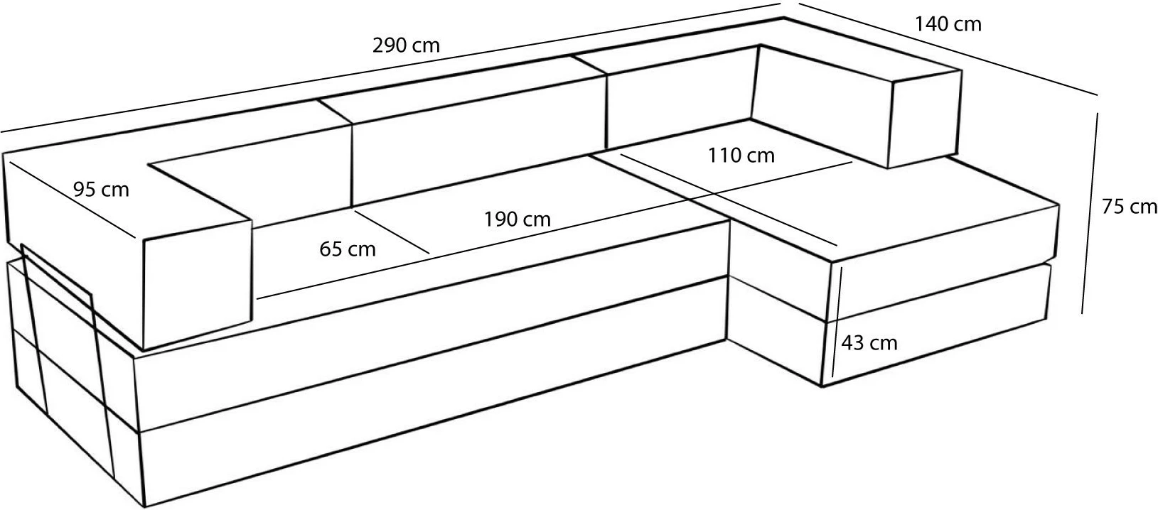 Këndare Comfort, stof 100% chenille, ngjyrë e gjelbër
