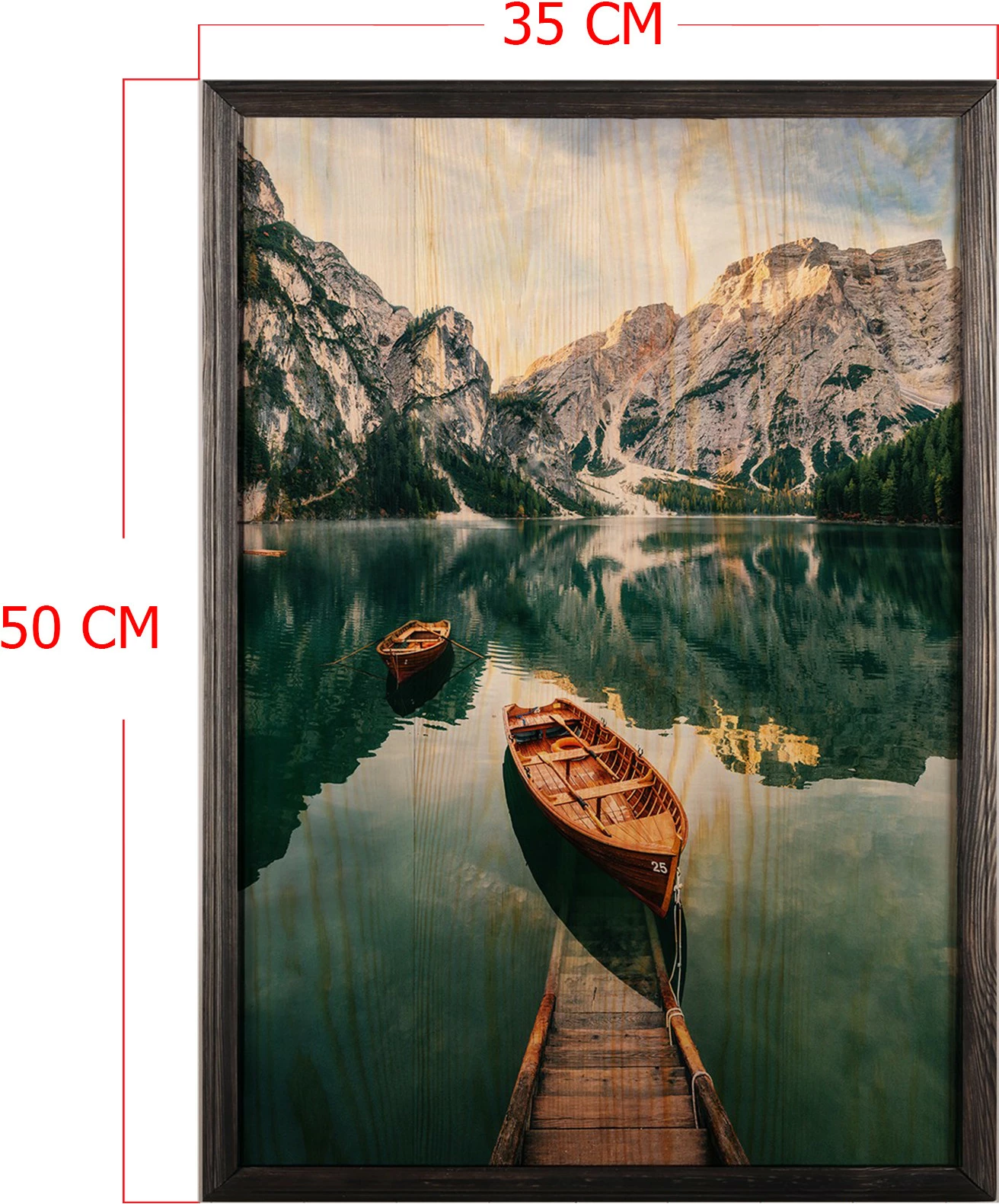 Pikturë dekorative me kornizë druri, Serenity, Wallity