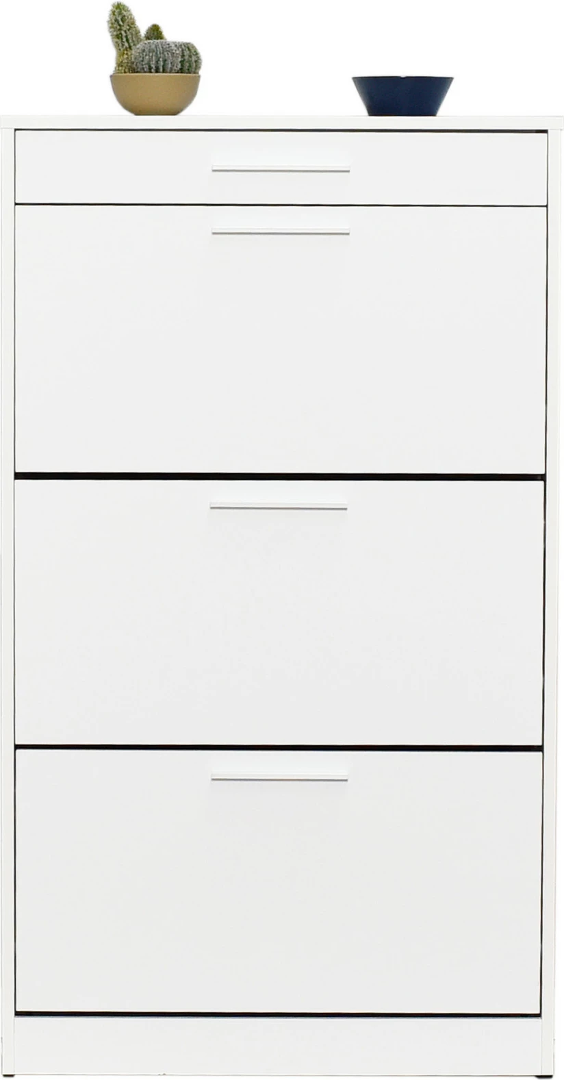 Dollap për këpucë Hanah Home, SHC-431-DD-1, ngjyrë diamant dhe e bardhë
