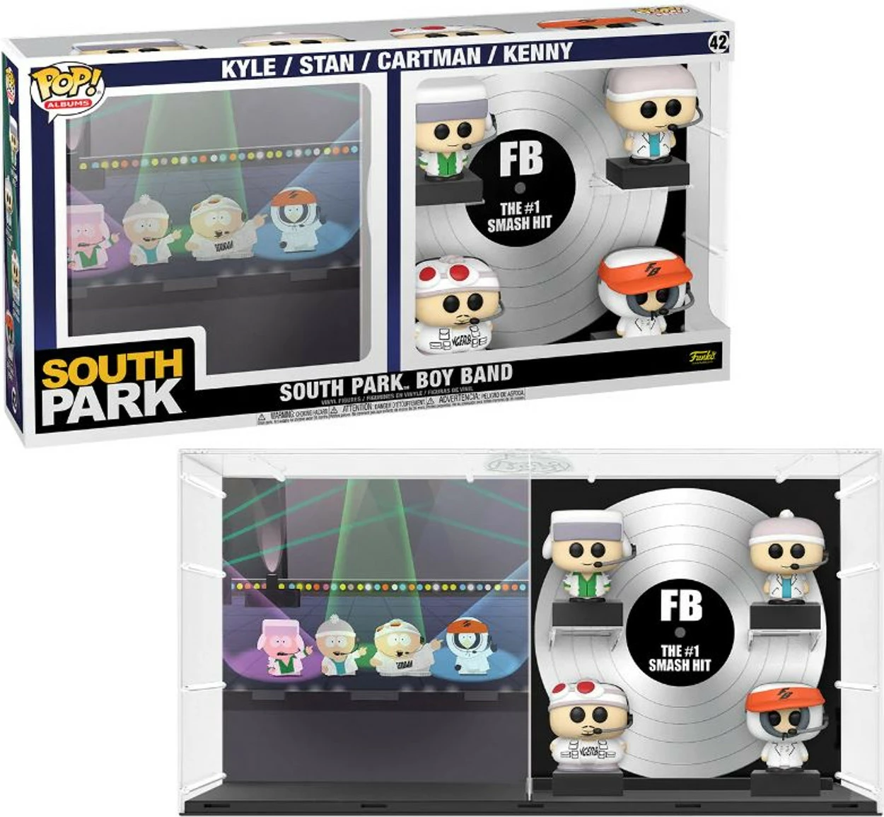Figurinë koleksionuese Funko Pop Albums Deluxe South Park Boyband, set 4 figurina