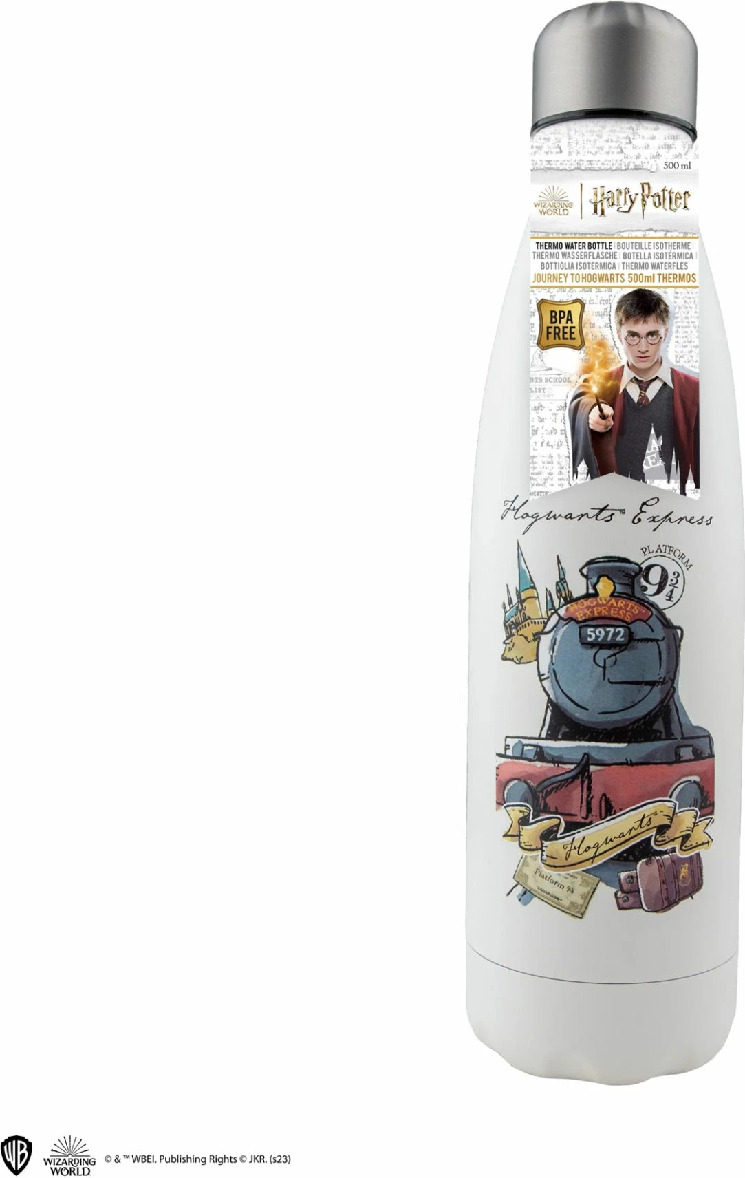 Shishe termike Cinereplicas Harry Potter "Journey to Hogwarts" 500 ml, e bardhë
