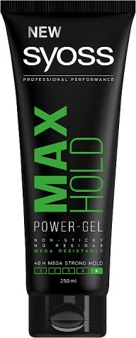 Xhel për flokë Syoss Max Hold Gel Mega Strong Hold 250ml