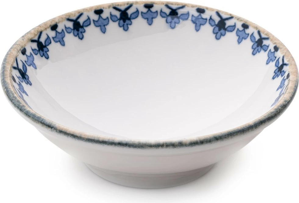 Set darke prej porcelani, 18 pjesë, Hermia Concept, BNEO18Y4890726, ngjyrë kaltër dhe e bardhë