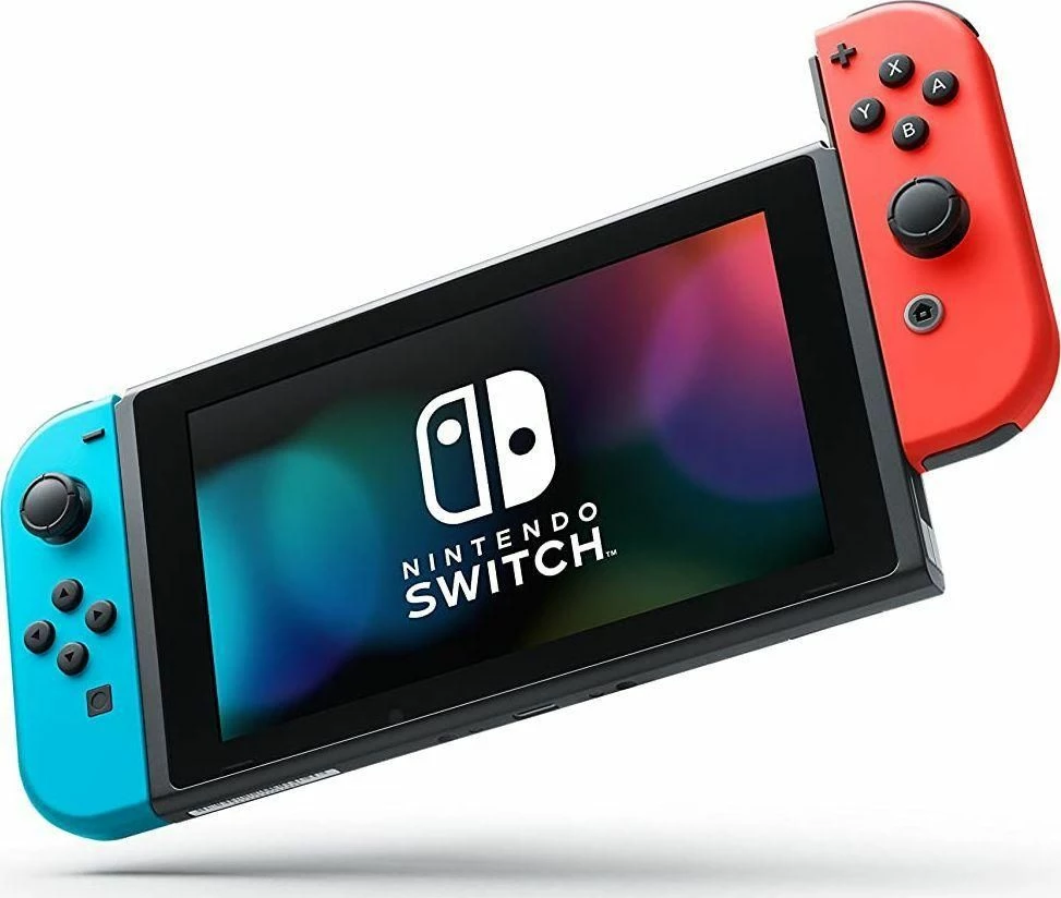 Konzolë lojërash Nintendo Switch V2 NSH006 32GB, Joy-Con, Dock, neon kuqe/kaltër
