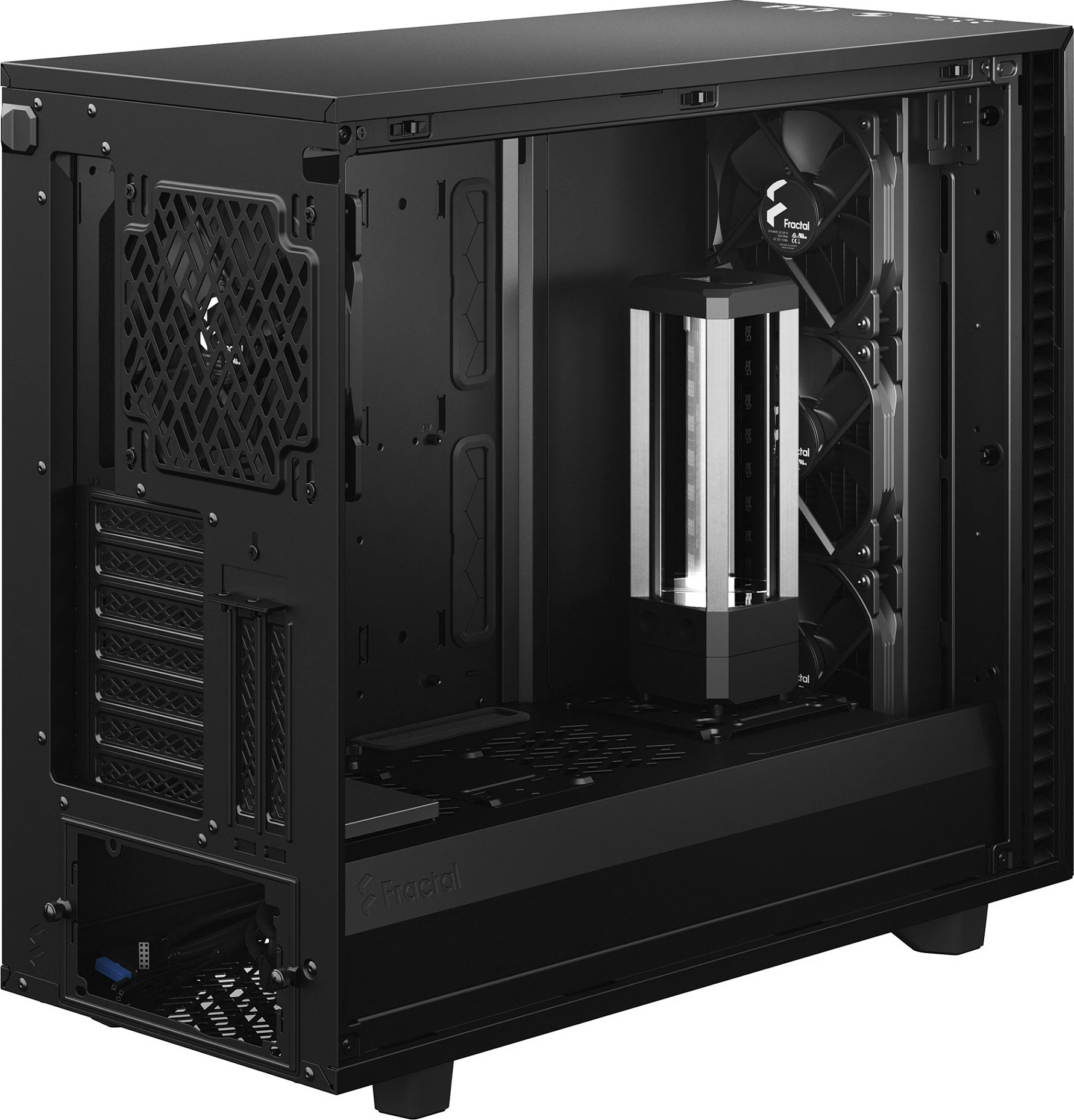 Kasë Fractal Design Define 7, Midi Tower, ATX, EATX, micro ATX, Micro-ITX, e zezë