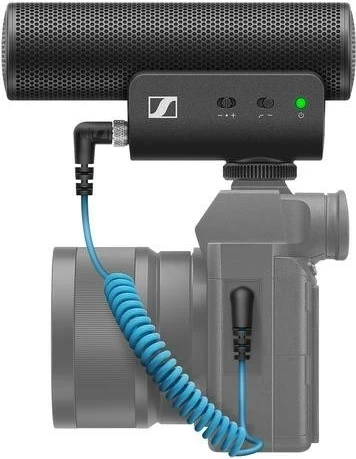 Mikrofon kondensator Sennheiser MKE 400, superkardioid, i zi