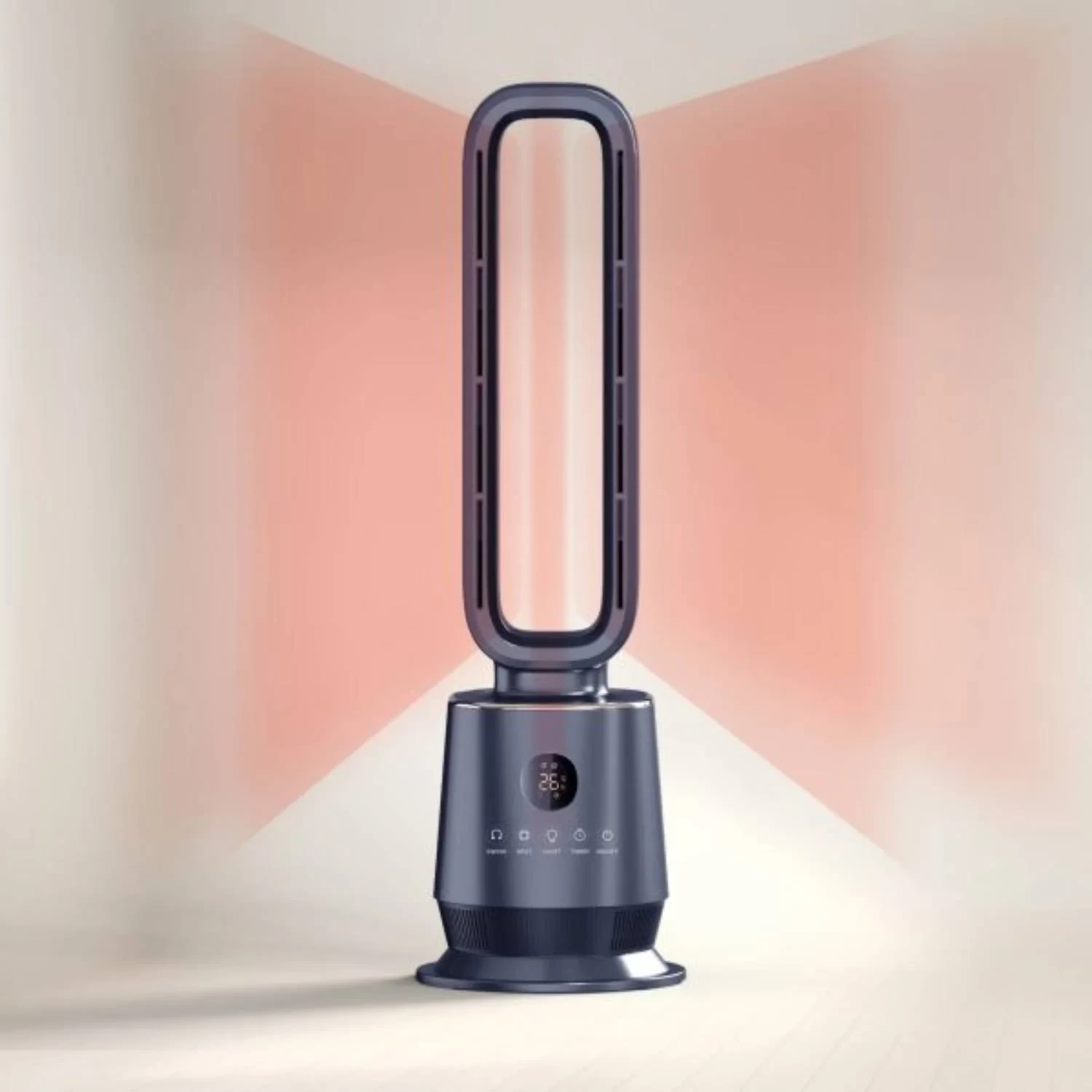 Ngrohës & ventilator 2‑në‑1, Elit, AUREA, 1000/2000W, temperaturë 16‑36°C, telekomandë, oscilim, kohëmatës 12h