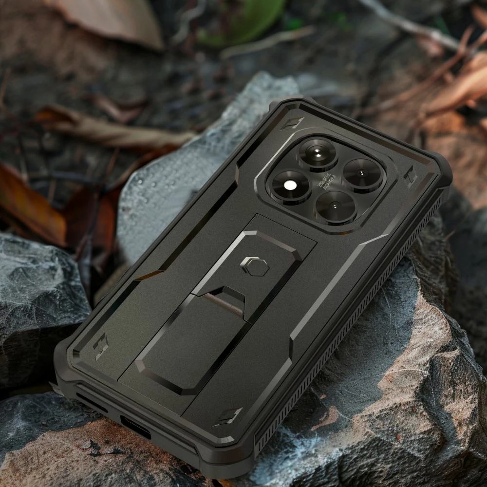 Mbështjellës Tech-Protect Kevlar Pro për Xiaomi Redmi Note 14 Pro 5G / Poco X7 5G, i zi