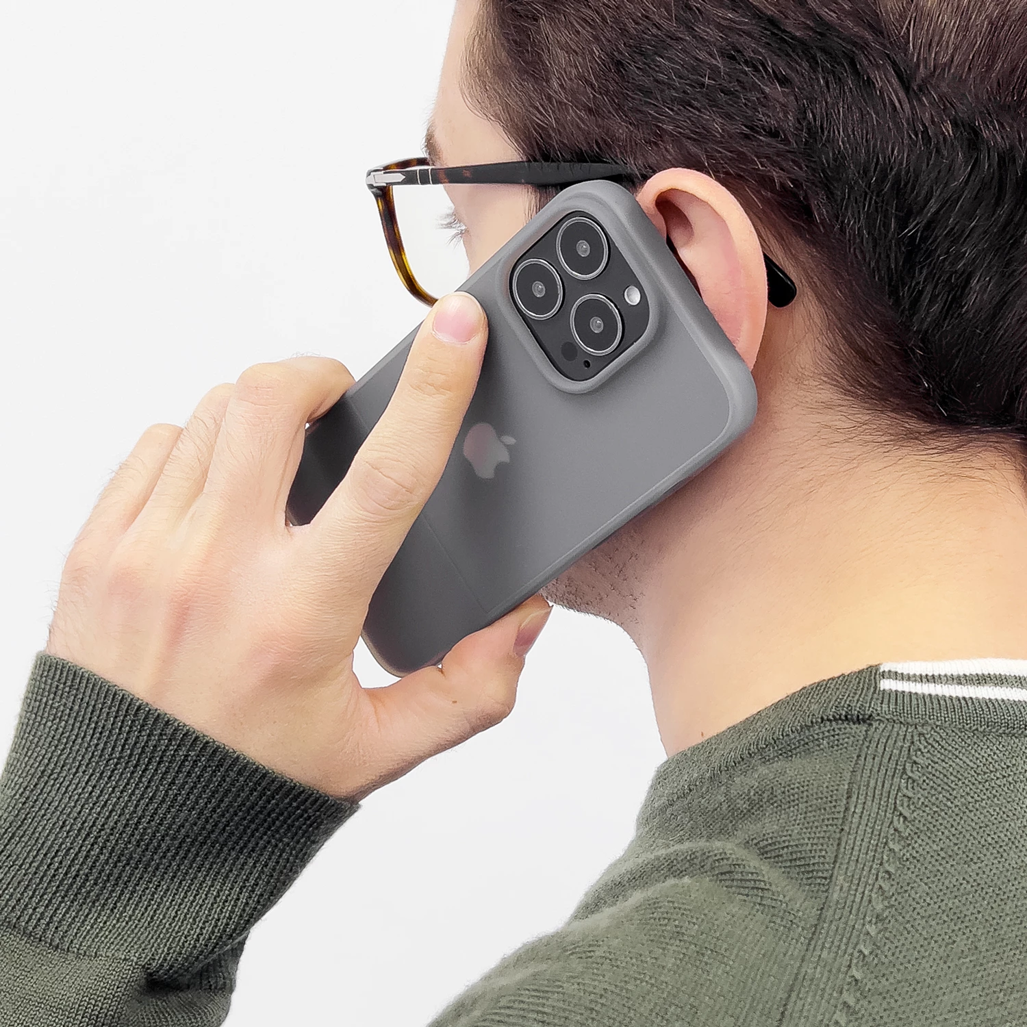 Mbështjellës Kingxbar Plain Series për iPhone 13, silikon, vjollcë