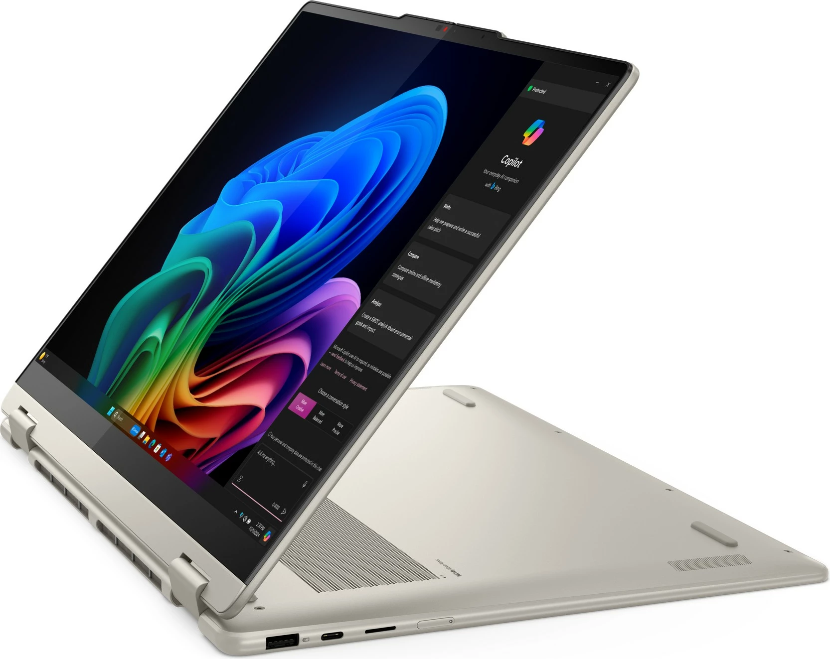 Laptop Lenovo Yoga 7 2-in-1 16AKP10 Ryzen AI 7 350, 32GB/1TB SSD, 16 inç, 2.8K, argjendtë
