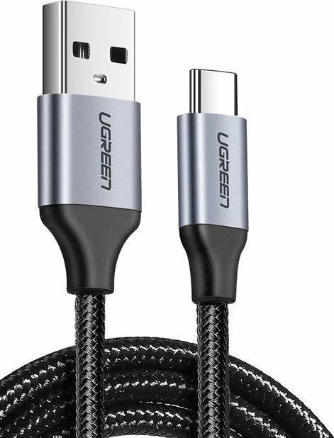 Kabllo USB-A në USB-C Ugreen US288 (60128B) 2 m USB 3.0 3A e zezë