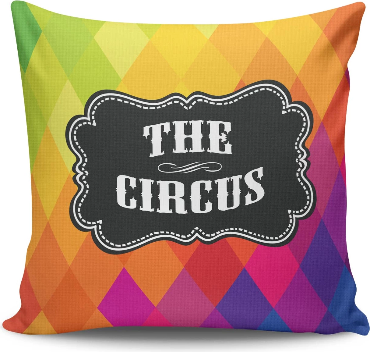 Jastëk dekorativ, shumëngjyrësh, Aberto Design, NKRLNT-017, 43x43cm