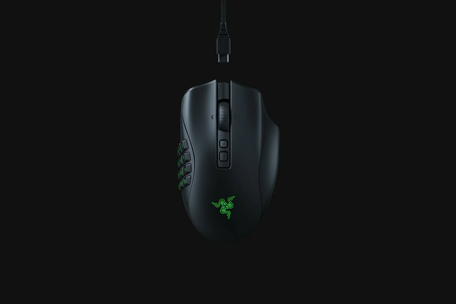 Maus gaming Razer Naga V2 Pro, wireless/Bluetooth/USB Type-C, i zi