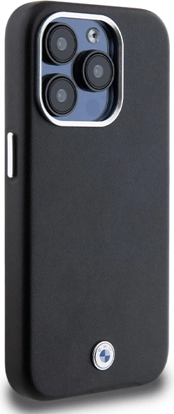 Mbështjellës BMW Signature Wrapped Metal MagSafe për iPhone 14 Pro, i zi