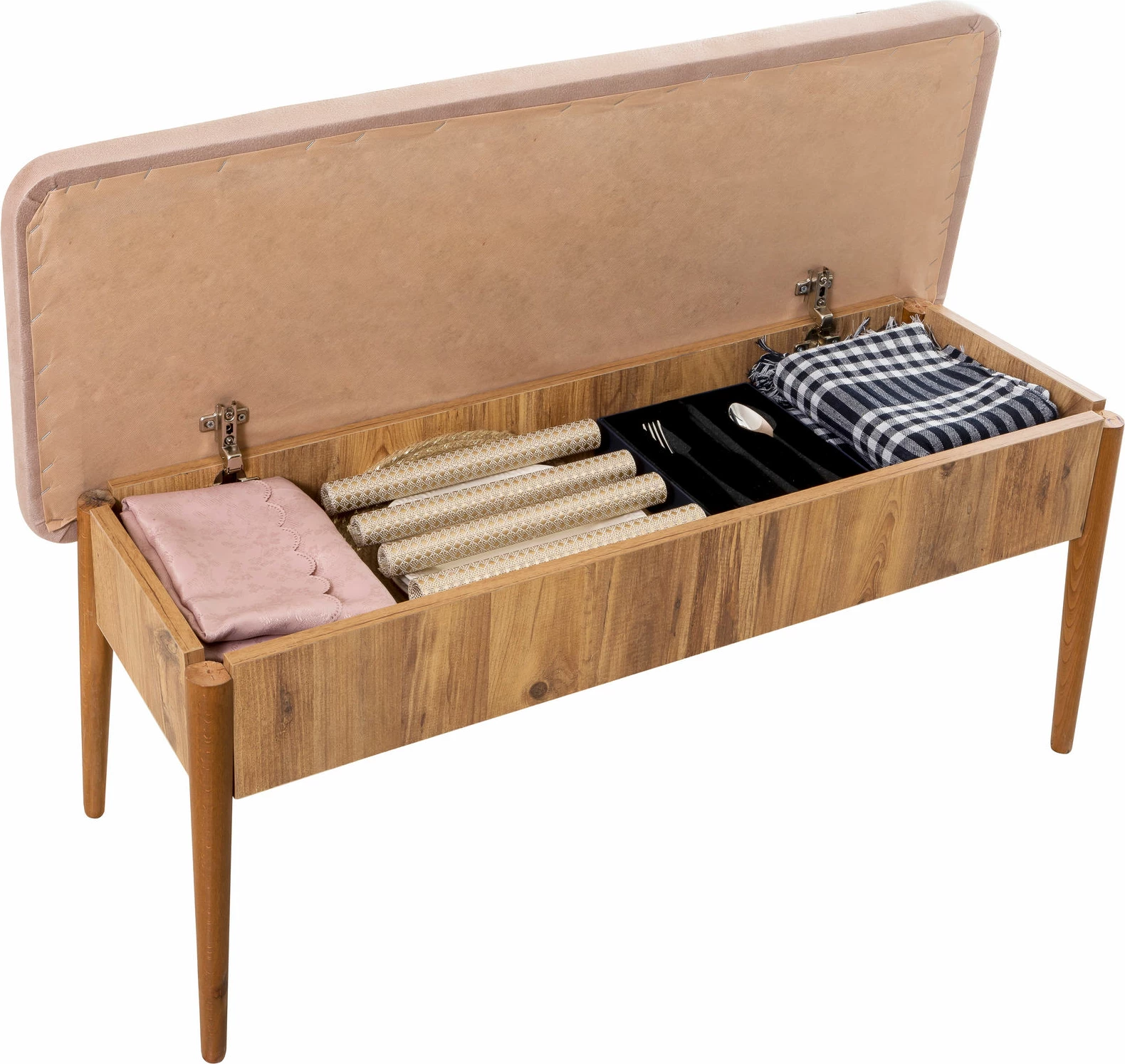 Set tavolinë me karrige (4 pjesë), zgjatshme, Skye Decor, Vina 0900, ngjyrë Atlantic Stone