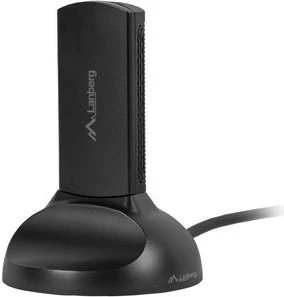 Adapter WiFi Lanberg NC-3000-WI, USB 3.0, AX3000, tri-bend, 2 antena të brendshme, i zi