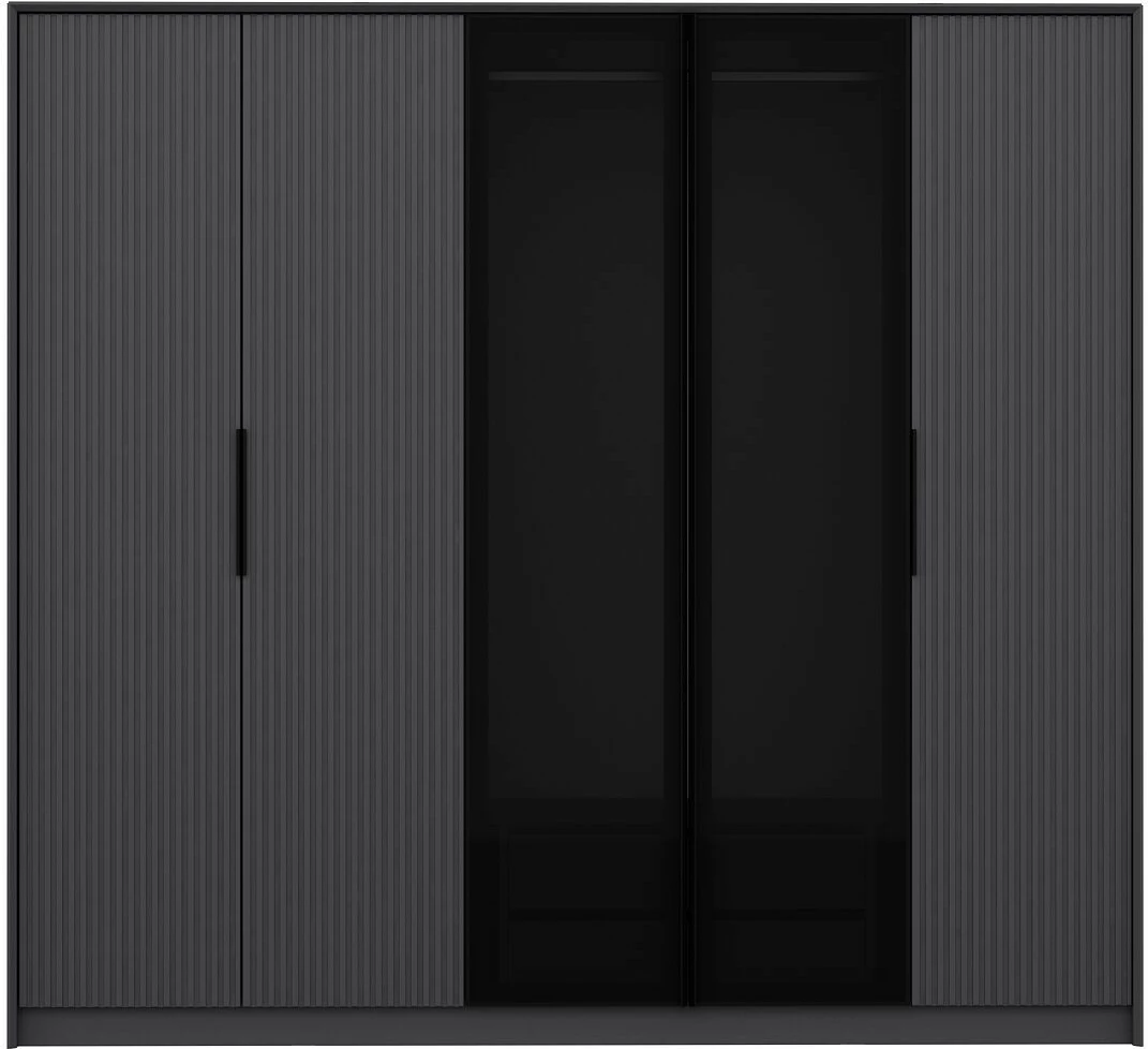 Dollap rrobash Anthracite, Skye Decor, Kate Luxe, 228x210x52cm